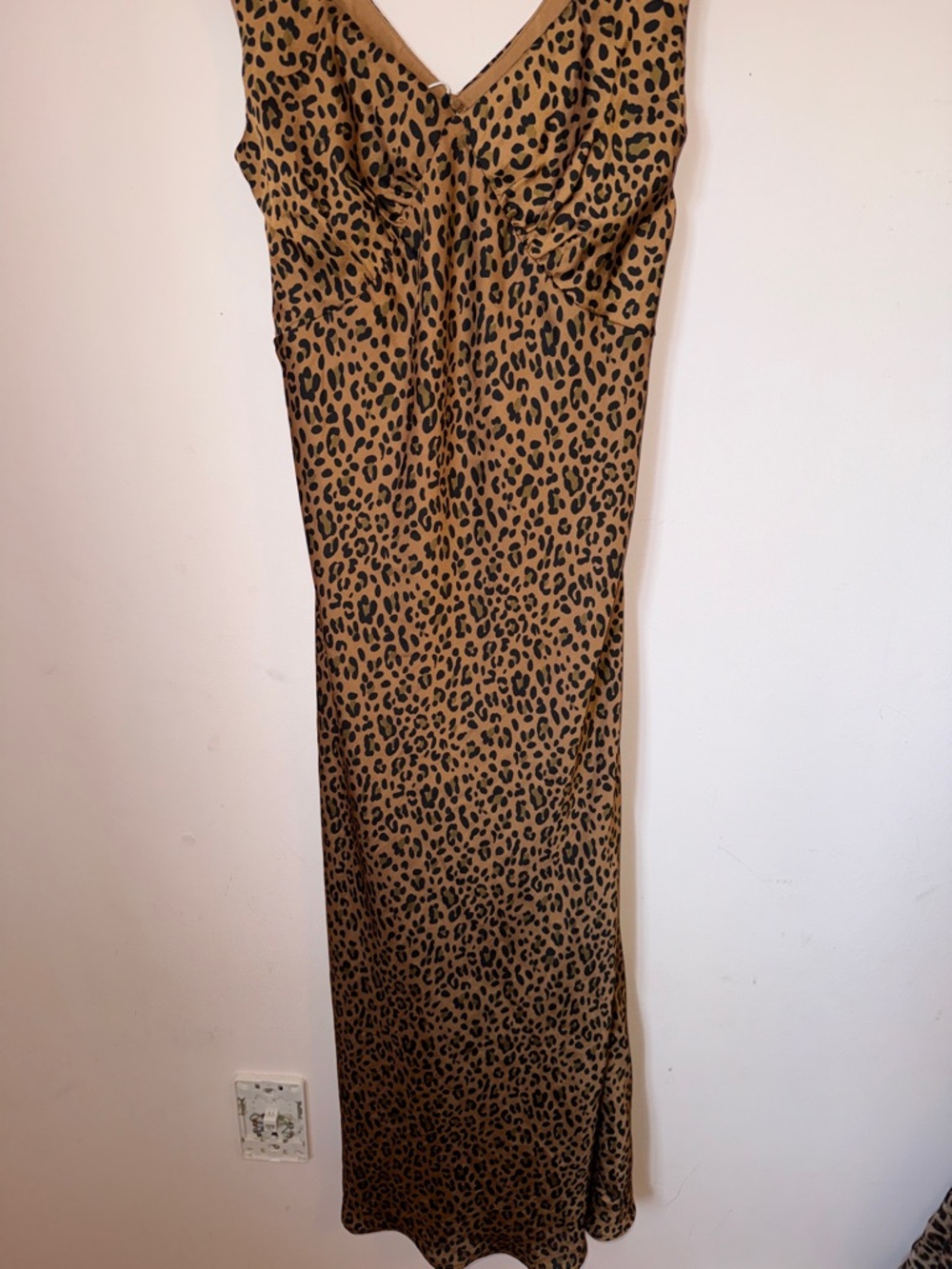 American Eagle Outfitters Leopard Print Maxi Dress in Tan and Black - Picture 4 of 6